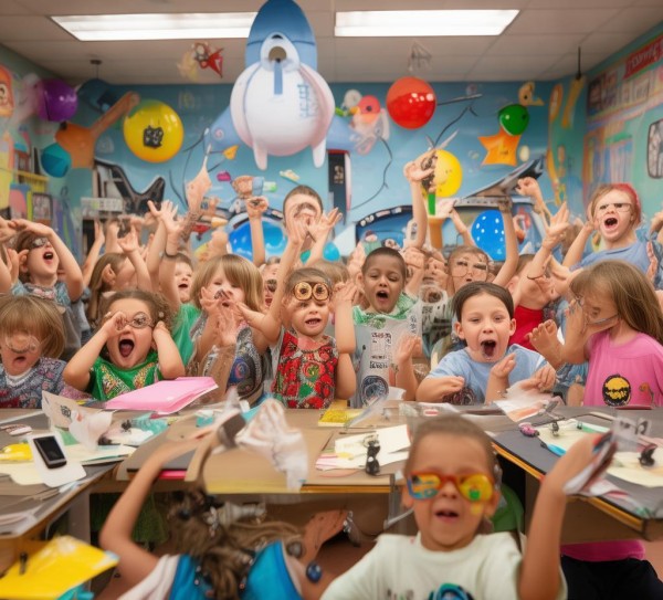 一年级科技动态表演，童心筑梦，科技启航——科技动态作品展现童真与创意