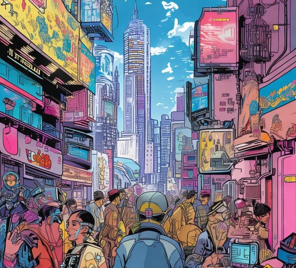 科技与人文的交响,漫画中的人与科技创新发展 科技与人文的交响,漫画中的人与科技创新发展